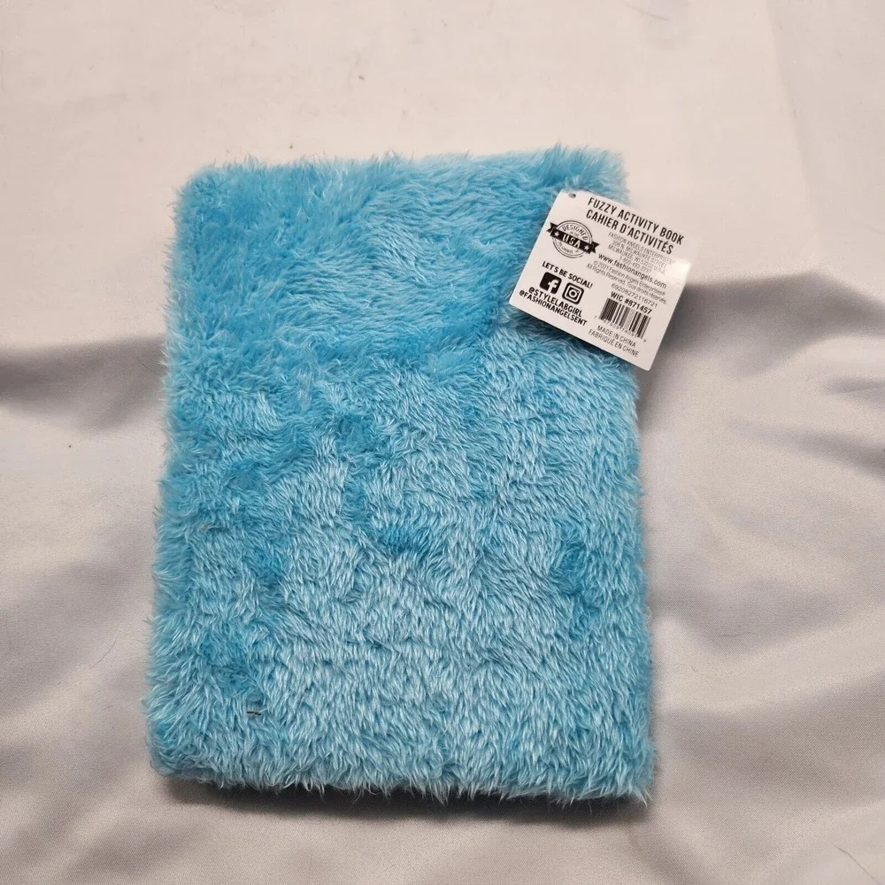 Journal for girls, Style Activity journal, fuzzy design 8